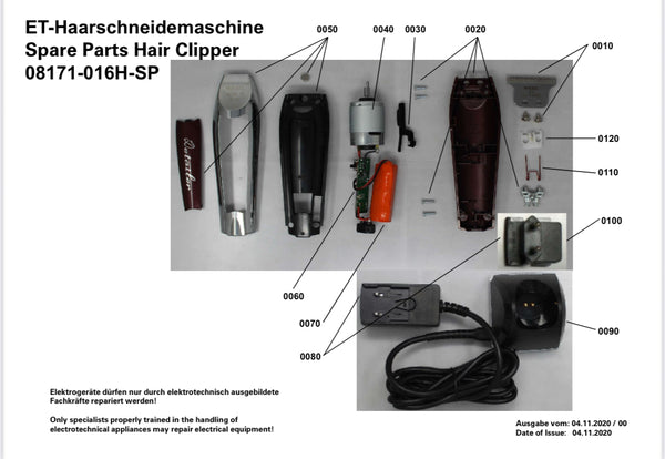 Reservdelar till Wahl Detailer