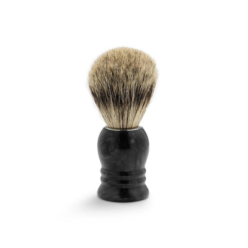 Rakborste i svart marmor och grävlingsborst - Kutts - Köp frisörprodukter online med professionell kvalitet